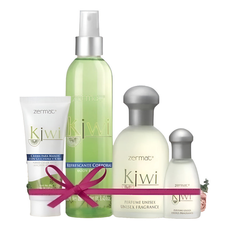 Paquete Kiwi  Incluye Fragancia, Refrescante Y Crema  Manos