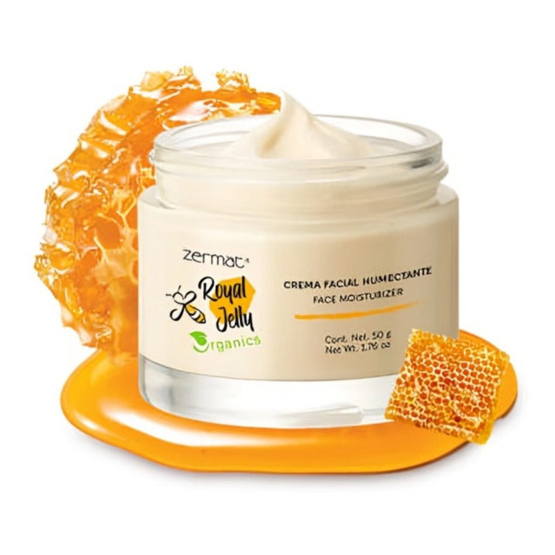 Crema Facial Humectante  Royal Jelly Organica Zermat Todo Tipo De Piel Día/noche