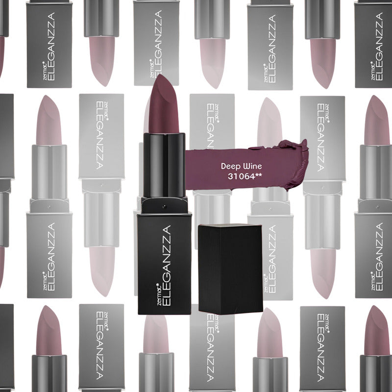Labial Mate Deep Wine Eleganzza Zermat Deep Wine
