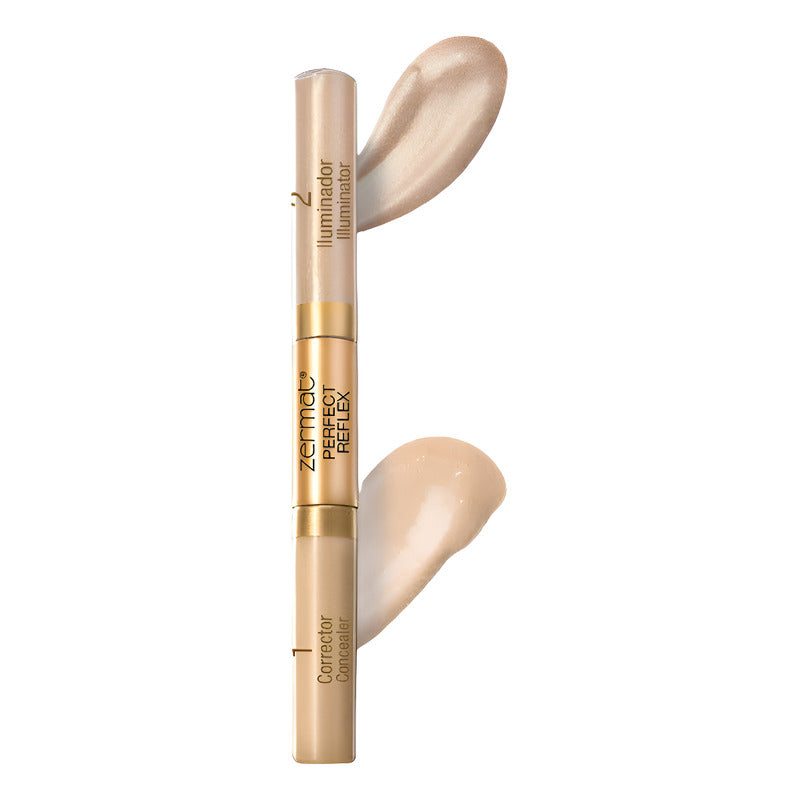 Corrector E Iluminador Líquido Glam  Reflex De Zermat Glam