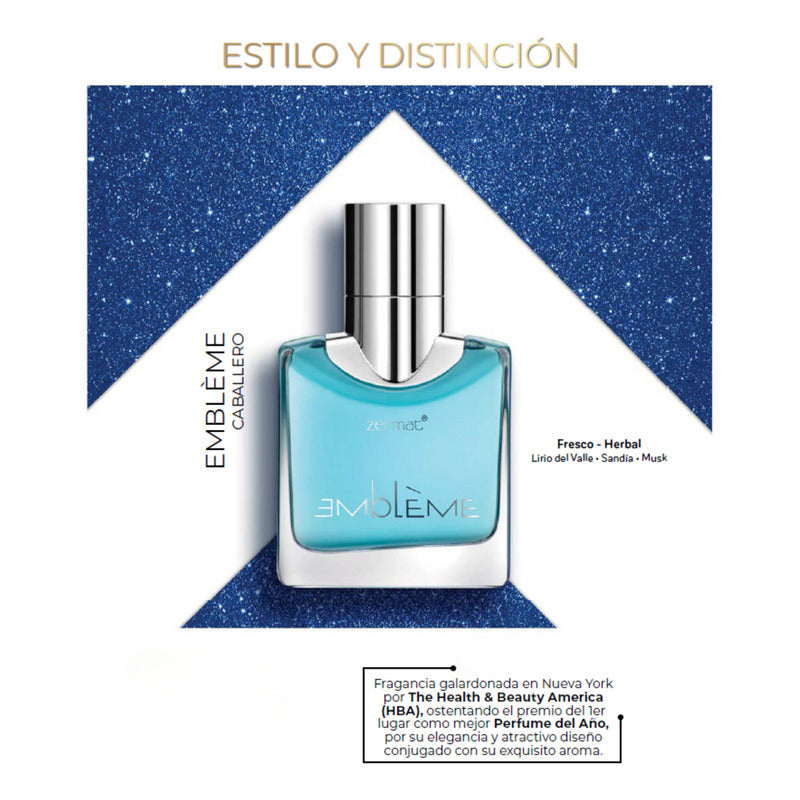 Eau De Toilette Embleme Caballero 100ml By Zermat