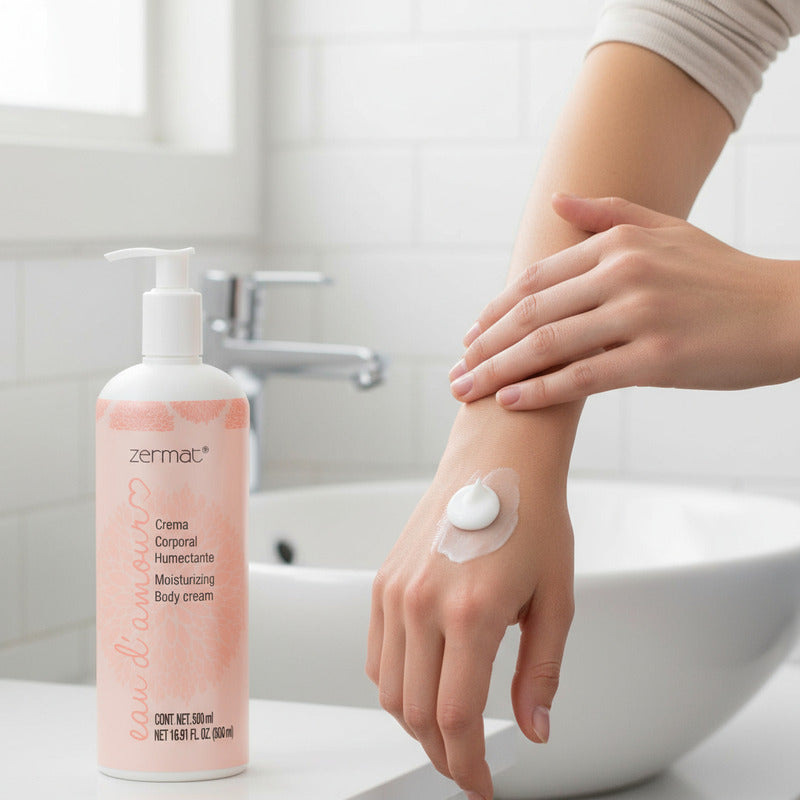 Crema Corporal Humectante Eau D Amour Zermat 500 Ml Frutal