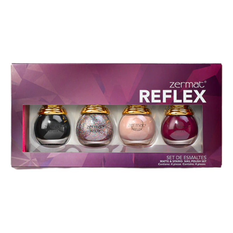 Eleva Tu Estilo Con El Set Reflex De 4 Esmaltes Zermat Color