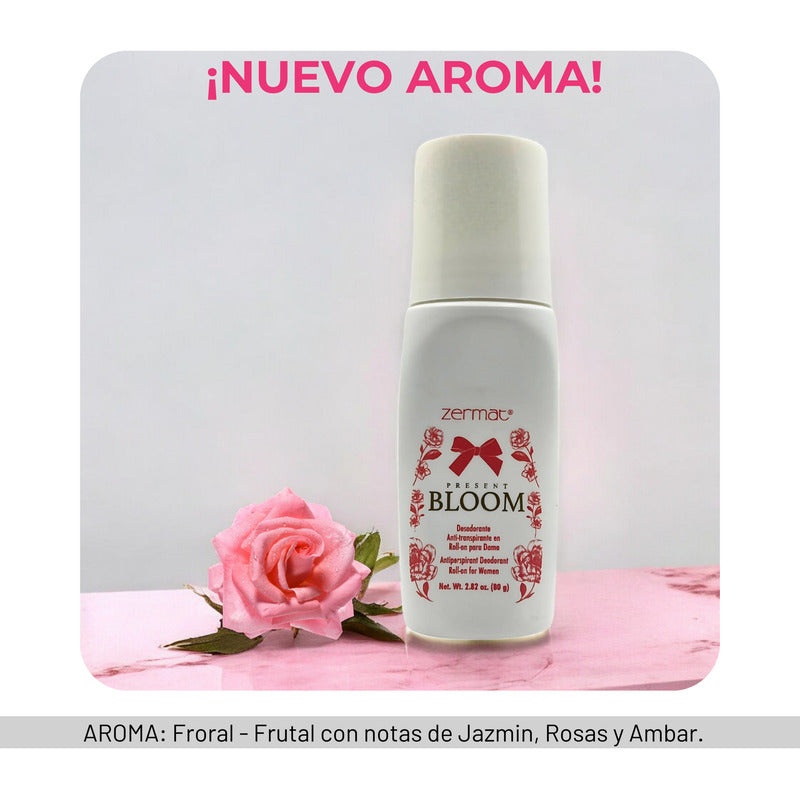 Desod Perfumado Antitranspirante  Dama Present Bloom Zermat Present Bloom
