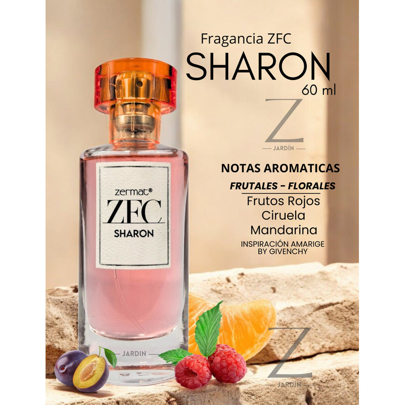 Fragancia Dama Frutal Floral Moderna Sharon  Zermat De 60 Ml
