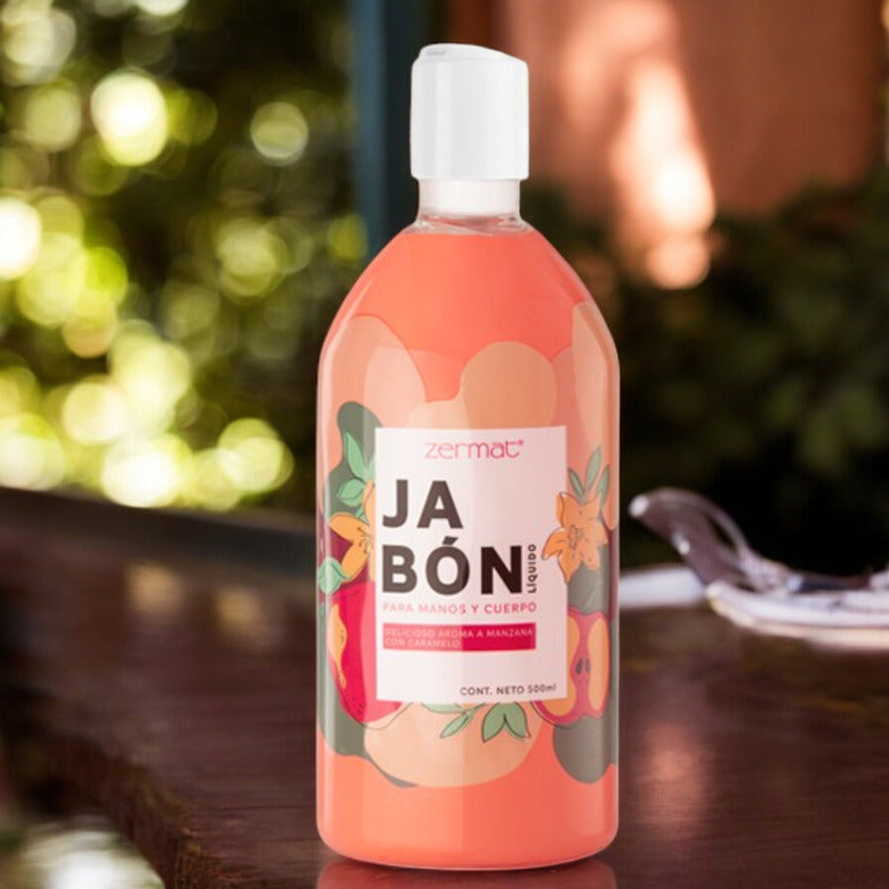 Jabon Liquido Para Manos Aroma Manzana Con Caramelo Zermat