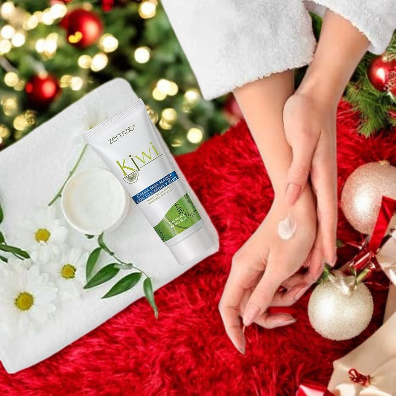 Crema De Manos Zermat Con Glicerina Y Kiwi 80 Ml