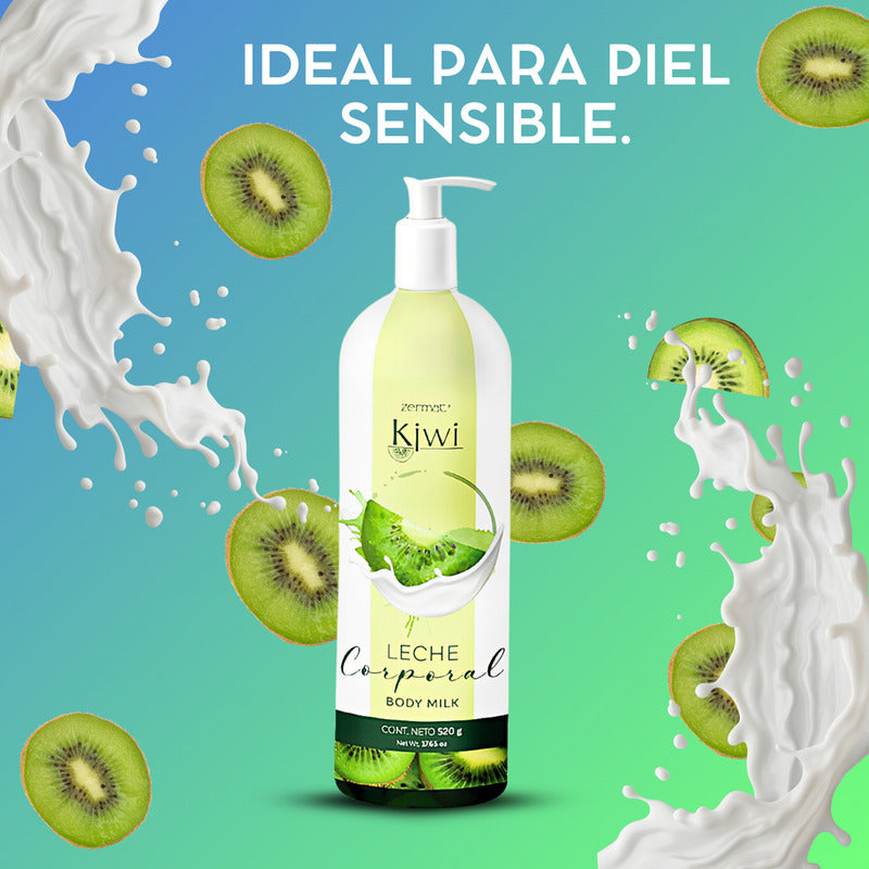 Deliciosa Leche Corporal Body Milk Hidratante Kiwi Zermat Kiwi