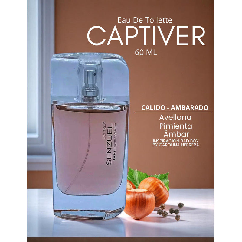 Perfume Captiver De 60 Ml Para Caballero Senzuel De Zermat