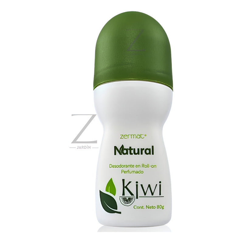 Desodorante Roll-on Kiwi Natural Zermat 80 Ml Sin Aluminio Kiwi