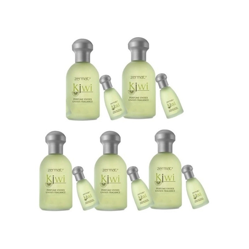Paquete De 5 Perfumes Kiwi En Promoción.