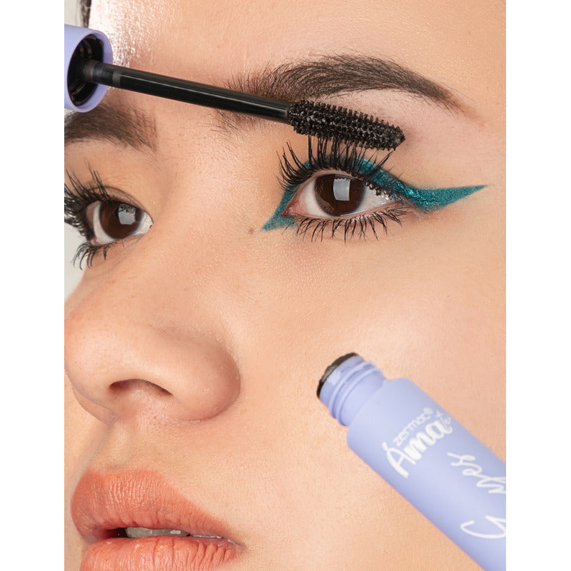 Máscara Super Alargadora De Pestañas Big Eyes 10 Gr Zermat Negro