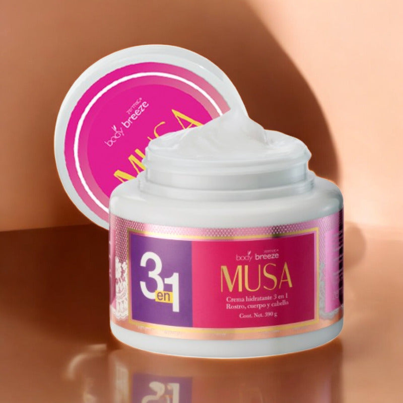 Crema Hidratante Musa Rostro Cuerpo Y Cabello Zermat Floral