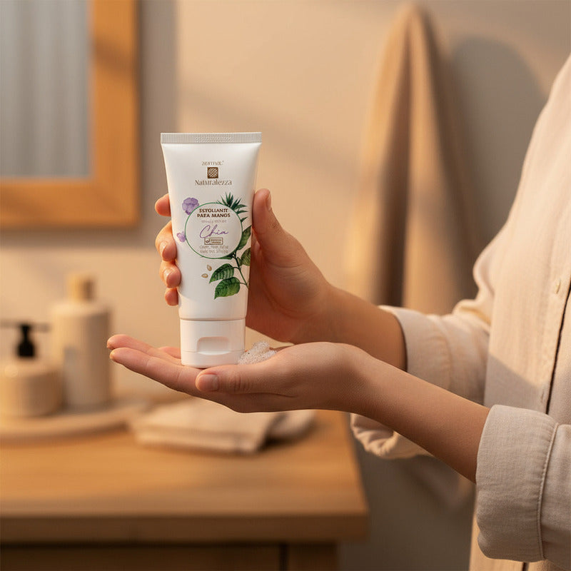 Crema Exfoliante Para Manos Chia Vegana Zermat Soft