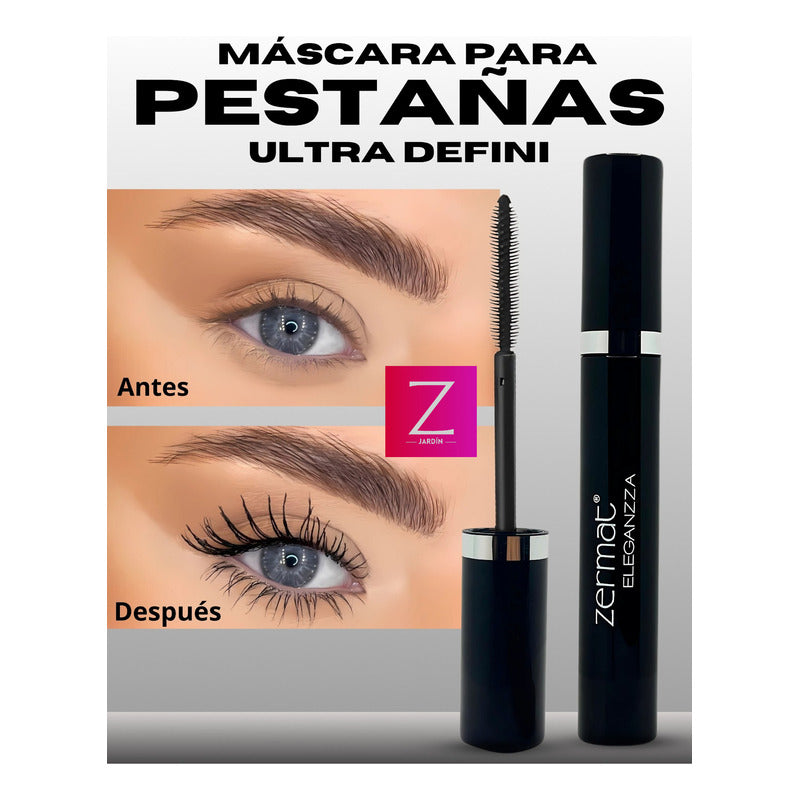 Máscara Para Pestañas Ultradefini Eleganzza Zermat Negro