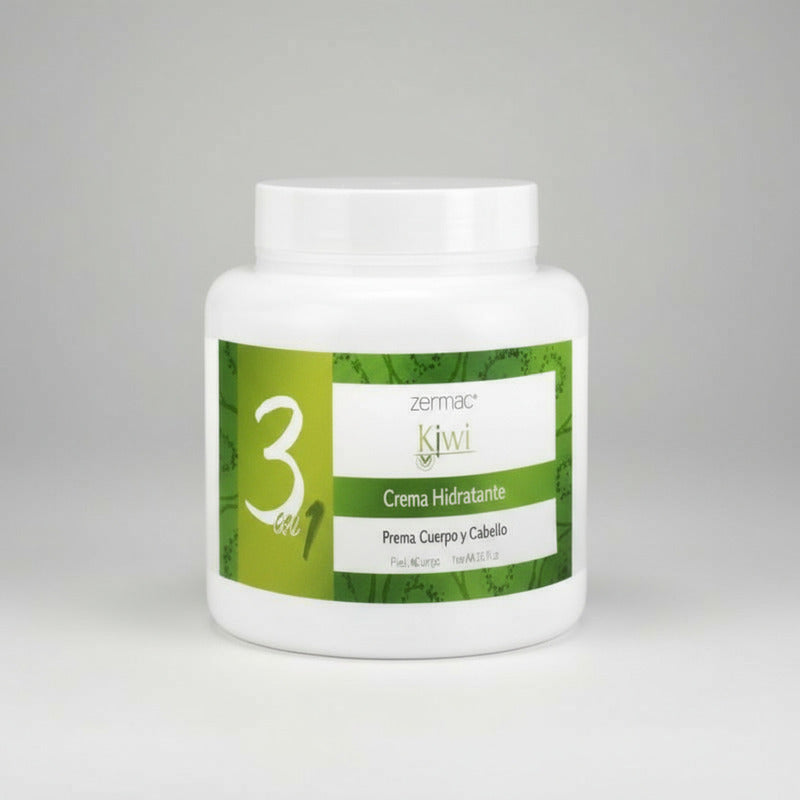 Crema Para Rostro, Cuerpo Y Cabello, Hidratante Kiwi 3 En 1  Mixta Día/noche