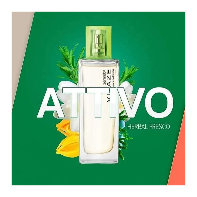 Perfume Vivaze  Caballero  Attivo De 100 Ml Zermat
