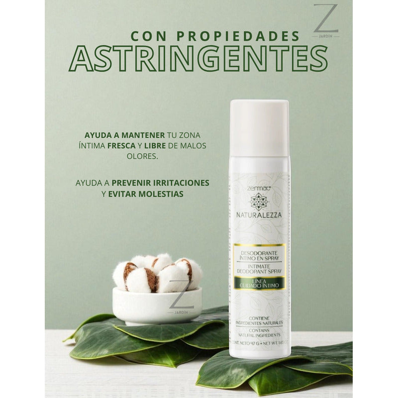 Desodorante Intimo Aerosol Zermat Spray Eficaz Y Refrescante Fresca Citrica