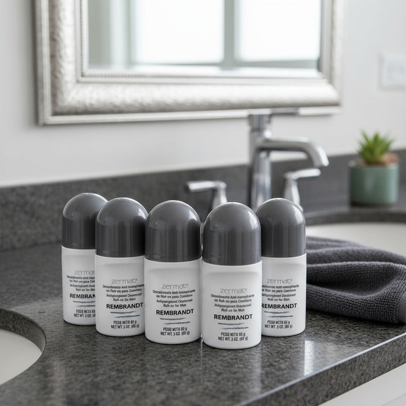 Paq 6 Desod Roll On Anti-transpirante Cab Rembrandt Zermat  Rembrandt