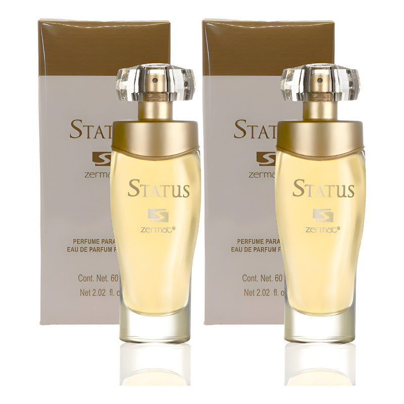 Paq De 2 Perfumes Status Para Dama, Zermat 100% Original