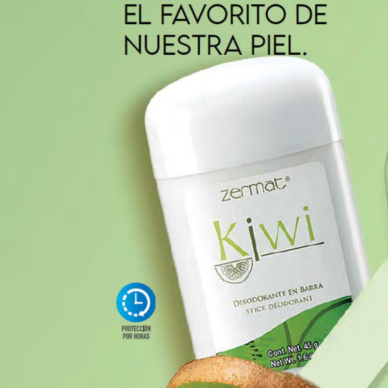 Desodorante En Barra Unisex  Kiwi, Fresco Cítrico Kiwi