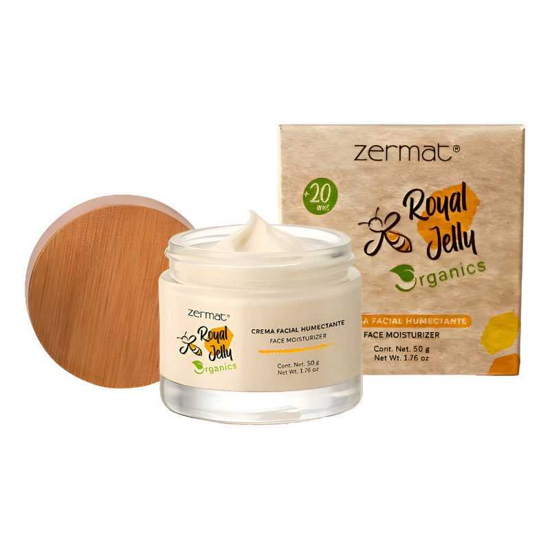 Crema Facial Humectante  Royal Jelly Organica Zermat Todo Tipo De Piel Día/noche