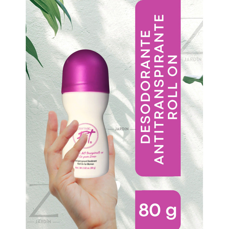 3 Desodorantes Antitranspirante Zermat Roll On Para Dama Fit Fit
