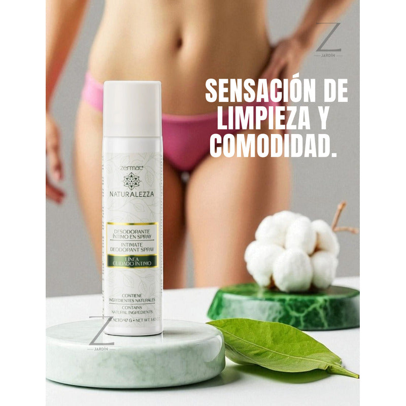 Desodorante Intimo Aerosol Zermat Spray Eficaz Y Refrescante Fresca Citrica