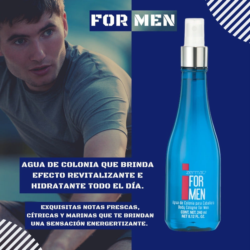 Agua De Colonia Para Caballero  For Men Zermat
