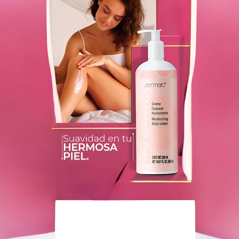 Crema Corporal Humectante Eau D Amour Zermat 500 Ml Frutal