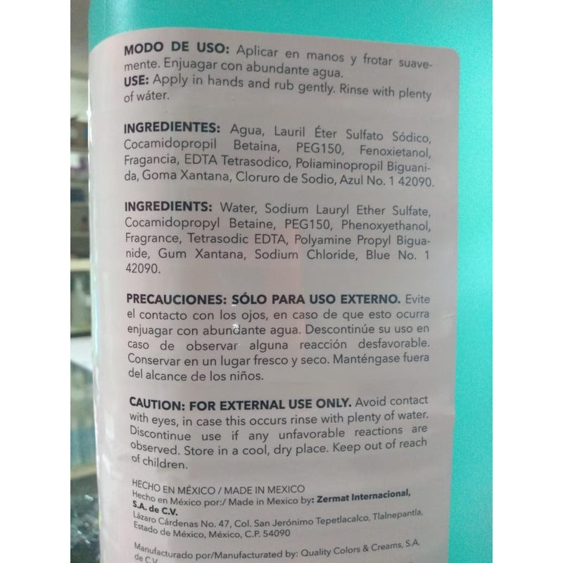 Galón 4 Litros De Jabón Líquido Para Manos