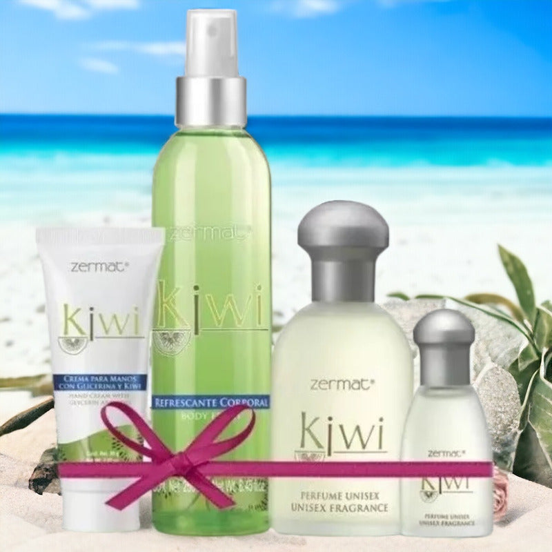 Paquete Kiwi  Incluye Fragancia, Refrescante Y Crema  Manos