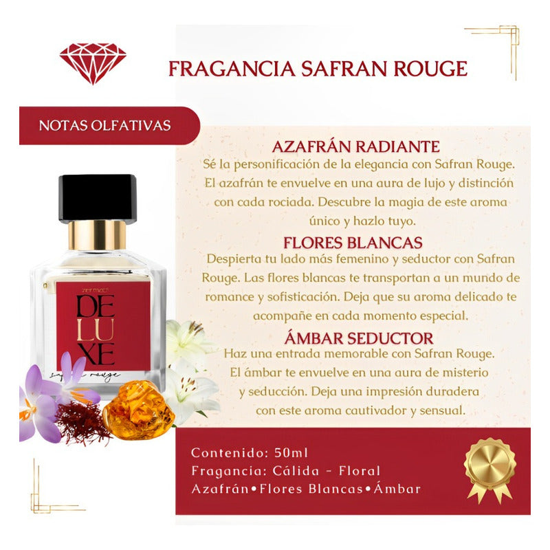 Perfume De Luxe Zermat Safran Rouge 50 Ml