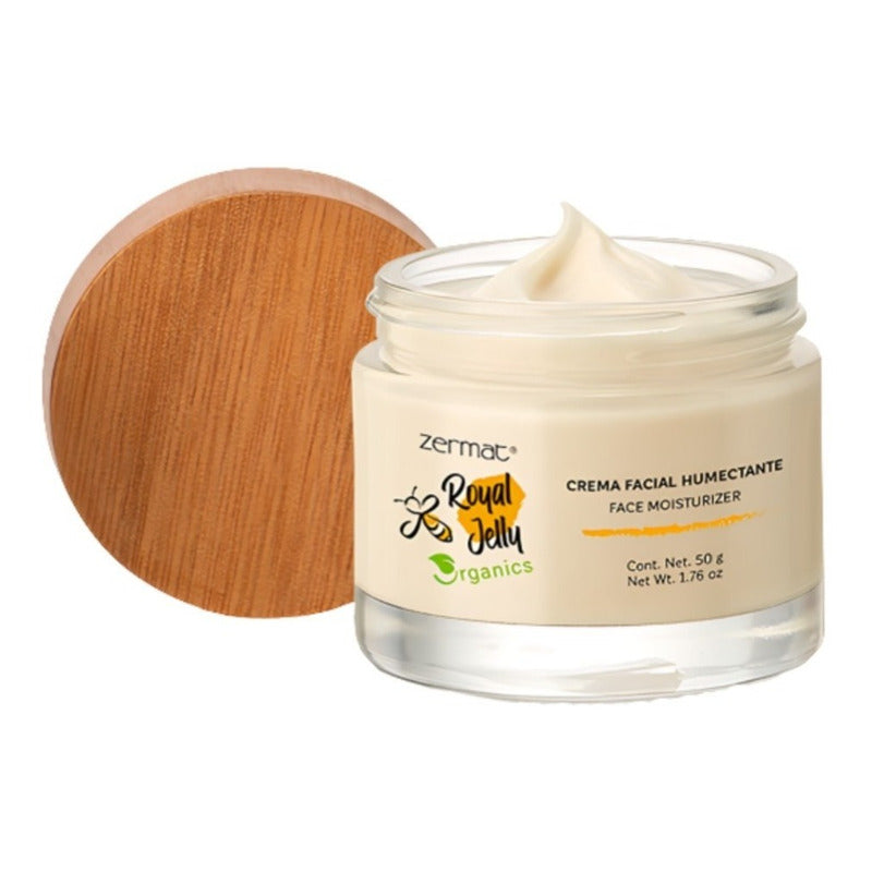 Crema Facial Humectante  Royal Jelly Organica Zermat Todo Tipo De Piel Día/noche