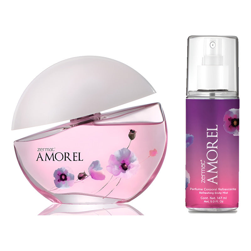 Perfume Amorel Dama Antes Aquarella + Refrescante Corporal
