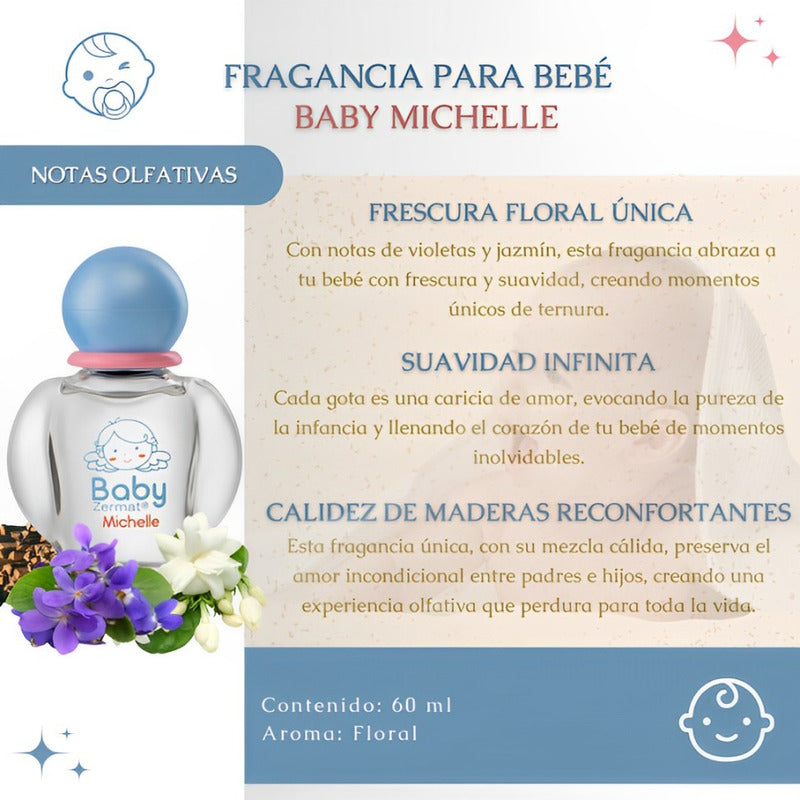 Perfume Baby Michelle 60ml Zermat Para Bebe