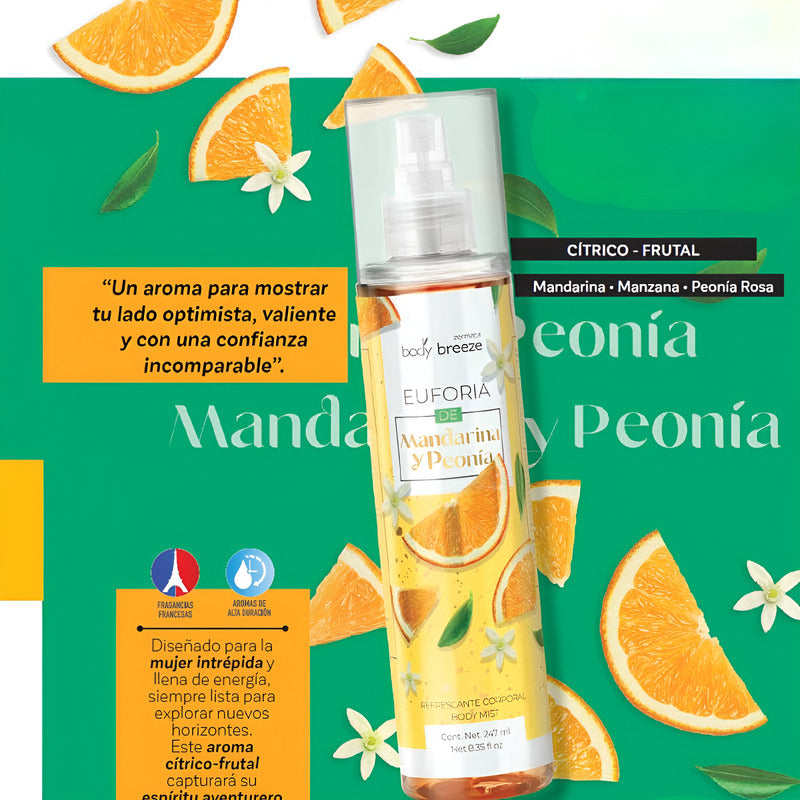 Perfume Corporal Refrescante Euforia De Mandarina Y Peonia
