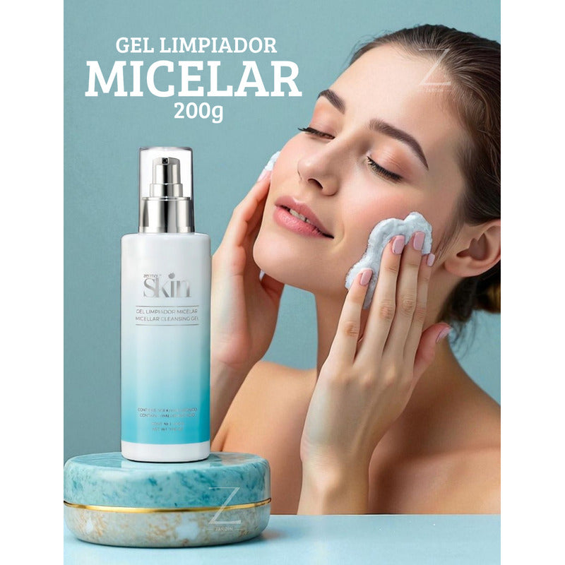 Gel Limpiador Micelar Zermat Skin 200g Todo Tipo De Piel