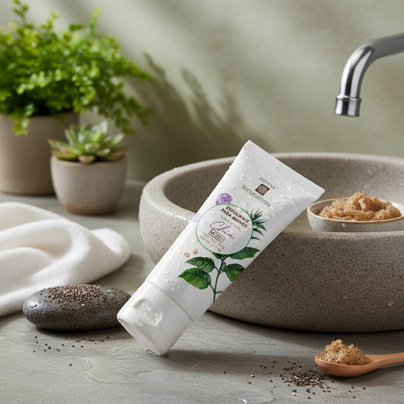 Crema Exfoliante Para Manos Chia Vegana Zermat Soft