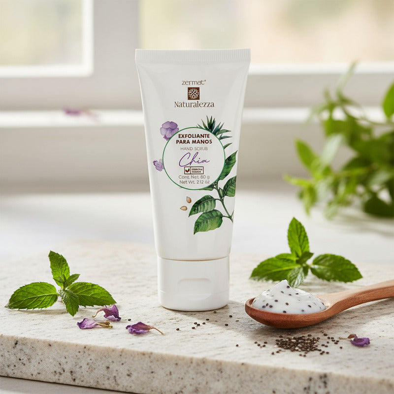 Crema Exfoliante Para Manos Chia Vegana Zermat Soft