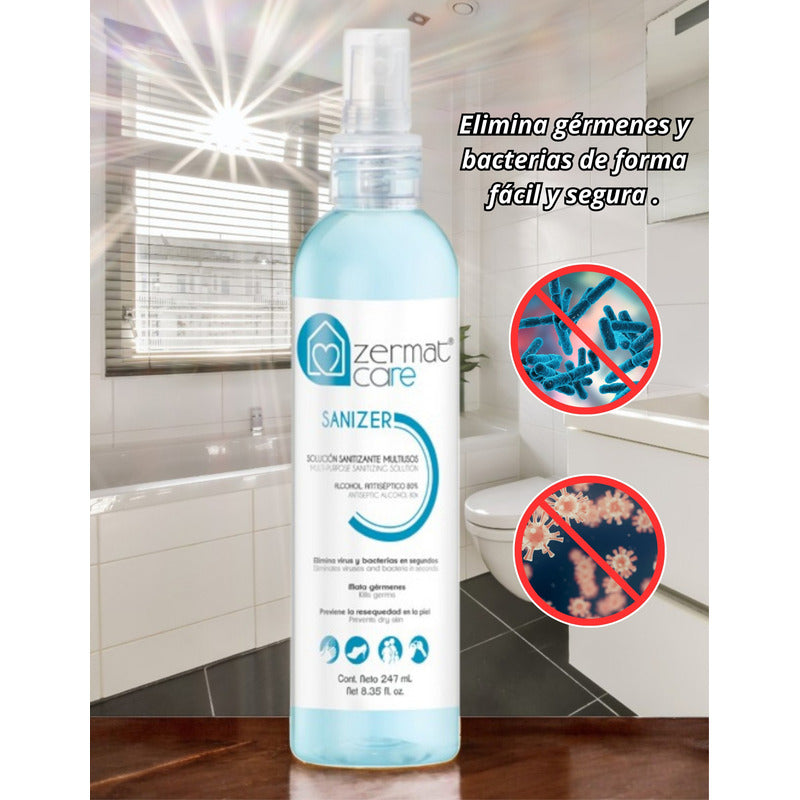 Caja Con 24 Piezas Sanitizante Zermat Precio Mayoreo