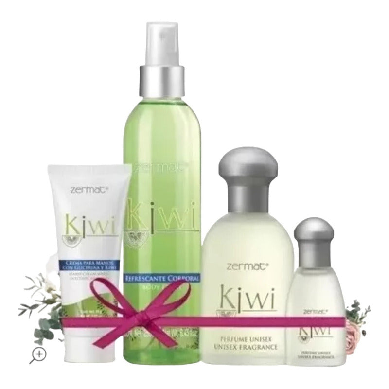 Paquete Kiwi  Incluye Fragancia, Refrescante Y Crema  Manos