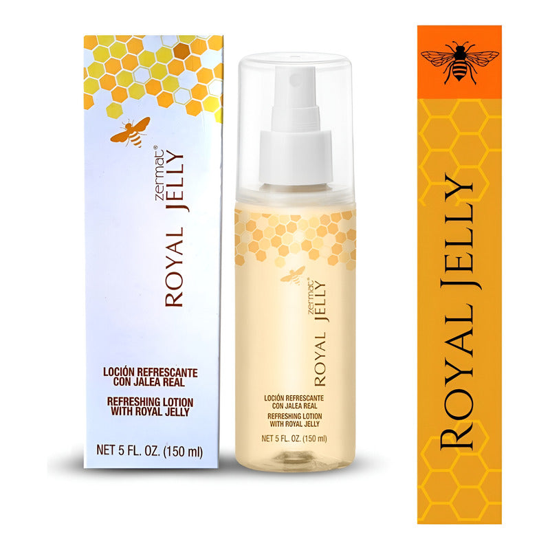 Loción Refrescante Con Jalea Real Royal Jelly Zermat Todo Tipo De Piel Día/noche