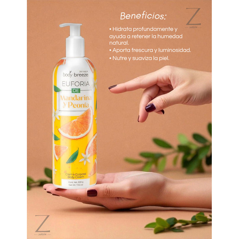 Crema Coporal Euforia De Mandarina Y Peonia Zermat 500 G Mandarina Y Peonia