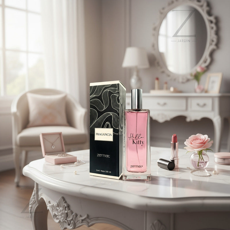 Fragancia Frutal Para Dama Zermat Hello Kitty 100 Ml