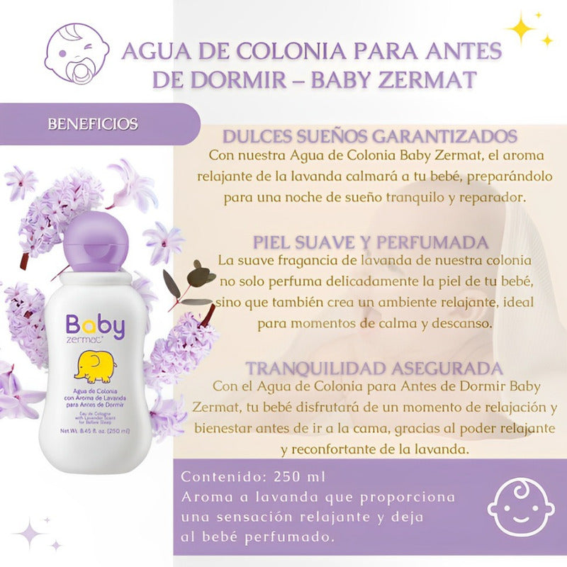 Agua De Colonia Para Antes De Dormir Baby Zermat