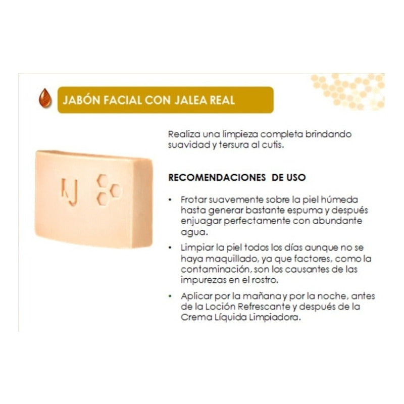 Jabón Artesanal Facial De Jalea Real Royal Jelly Zermat