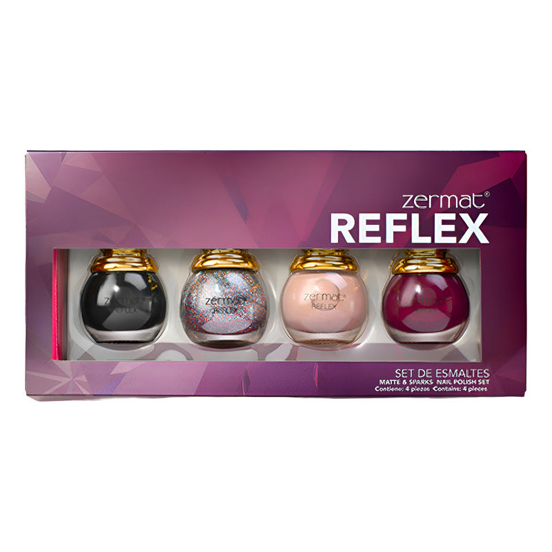 Eleva Tu Estilo Con El Set Reflex De 4 Esmaltes Zermat Varios