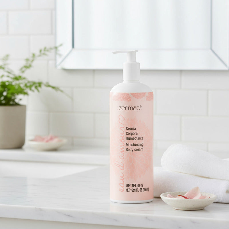 Crema Corporal Humectante Eau D Amour Zermat 500 Ml Frutal