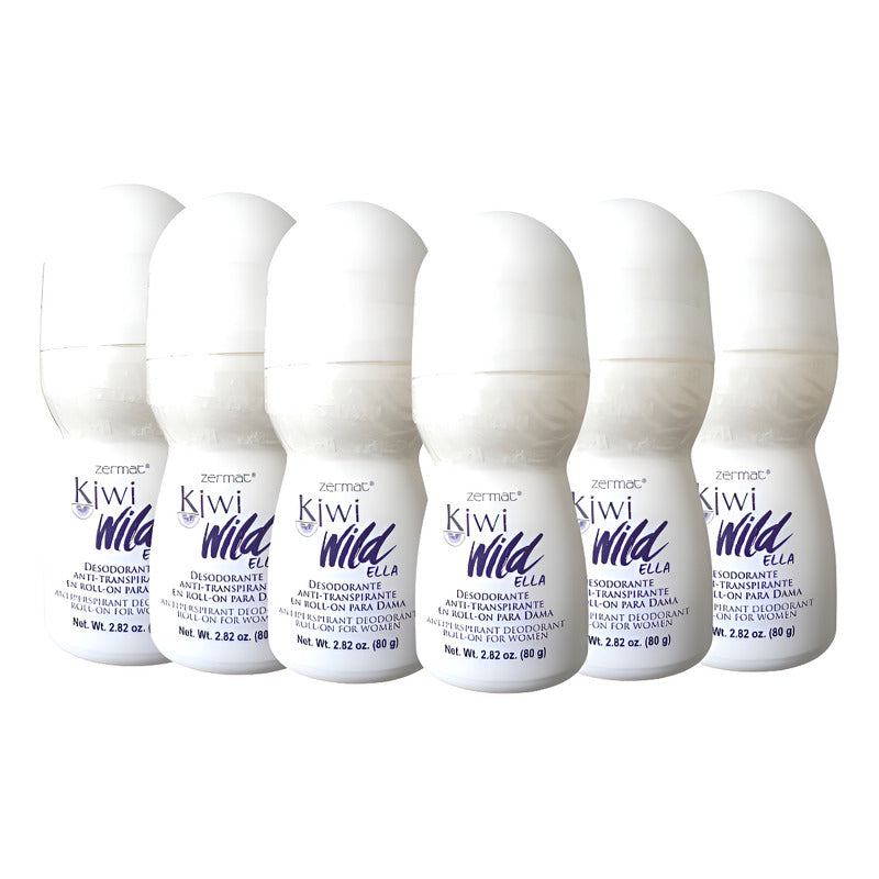 6 Desod Anti-transpirante Rollon Kiwi Wild Dama Zermat Kiwi Wild Dama